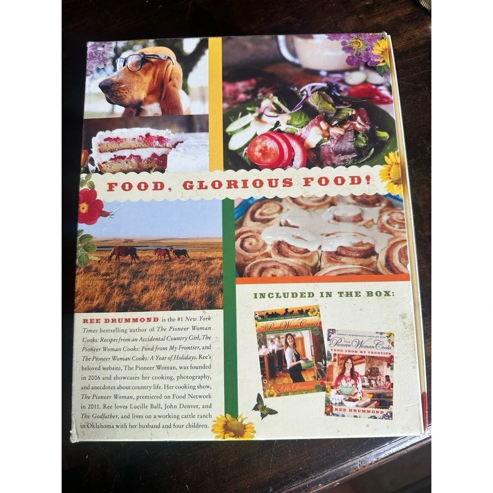 The Pioneer Woman Cookbooks Ree Drummond LOT of 2 Hardcover w/Dust Jacket